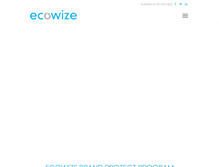 Tablet Screenshot of ecowize.co.za
